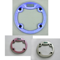 Circular glass scale