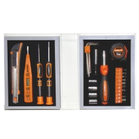 Household 31 piece set of colored tools