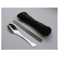 Two piece set of spoons and chopsticks