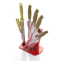 Stainless steel knife set of 7 pieces